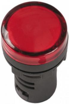 Лампа AD-16DS(LED)матрица d16мм красный 12В AC/DC TDM