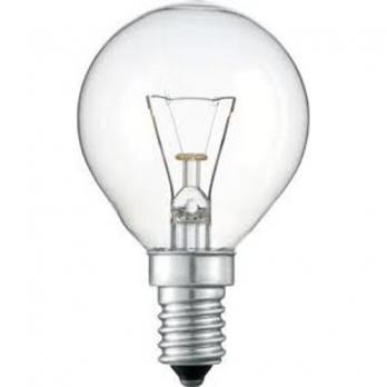 Лампа накаливания "Шар прозрачный" 40 Вт-230 В-Е14 TDM