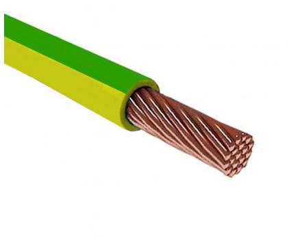 Провод ПуГВ (ПВ-3) 1х1,0 ГОСТ (500м), желто-зеленый TDM